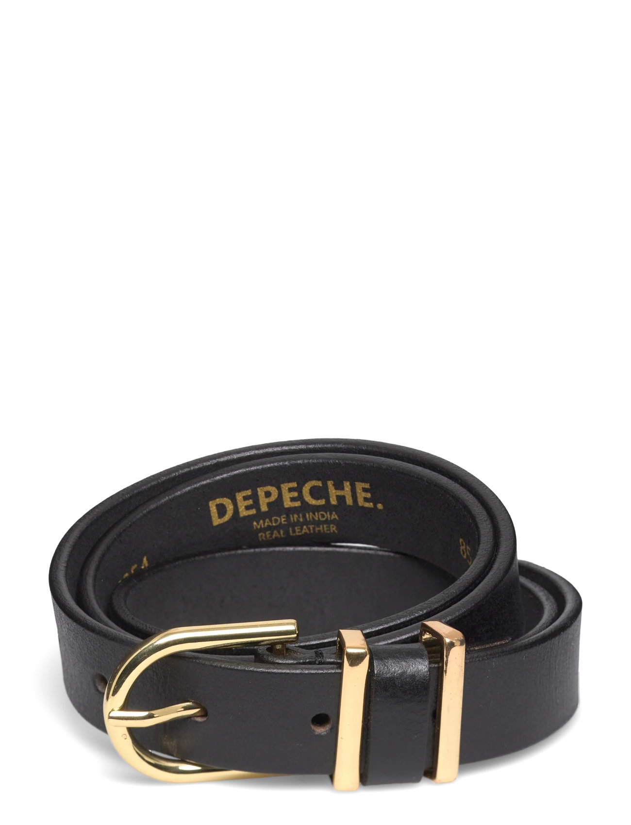 DEPECHE Jeans Belt, 85, Black, Tilbehør > Bælter, Dame