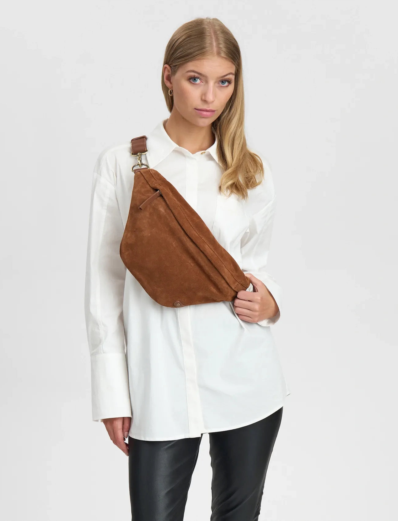 DEPECHE Madrid Bumbag, One Size, Brown, Tasker > Bum Bags, Dame