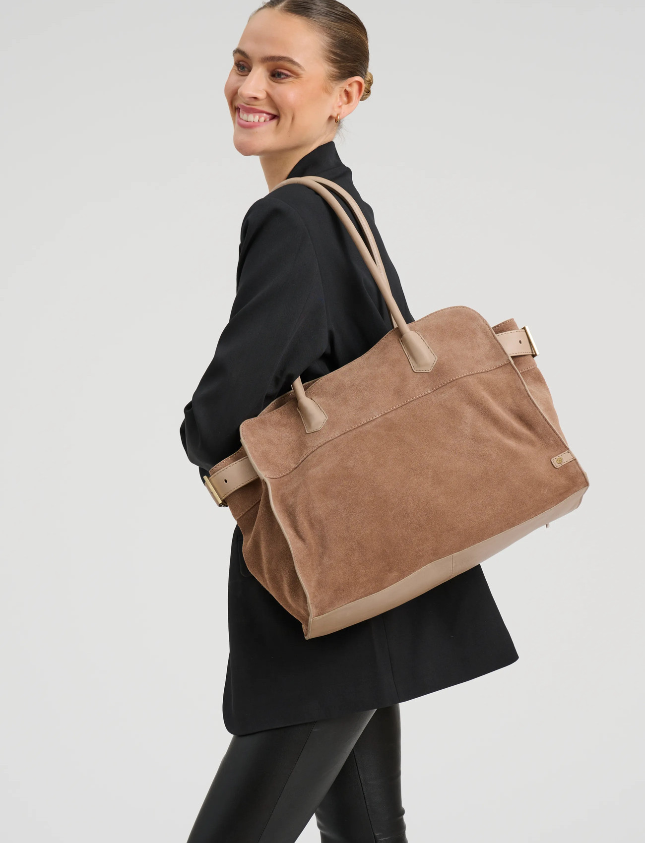 DEPECHE Madrid Shopper, One Size, Brown, Tasker > Shoppere, Dame