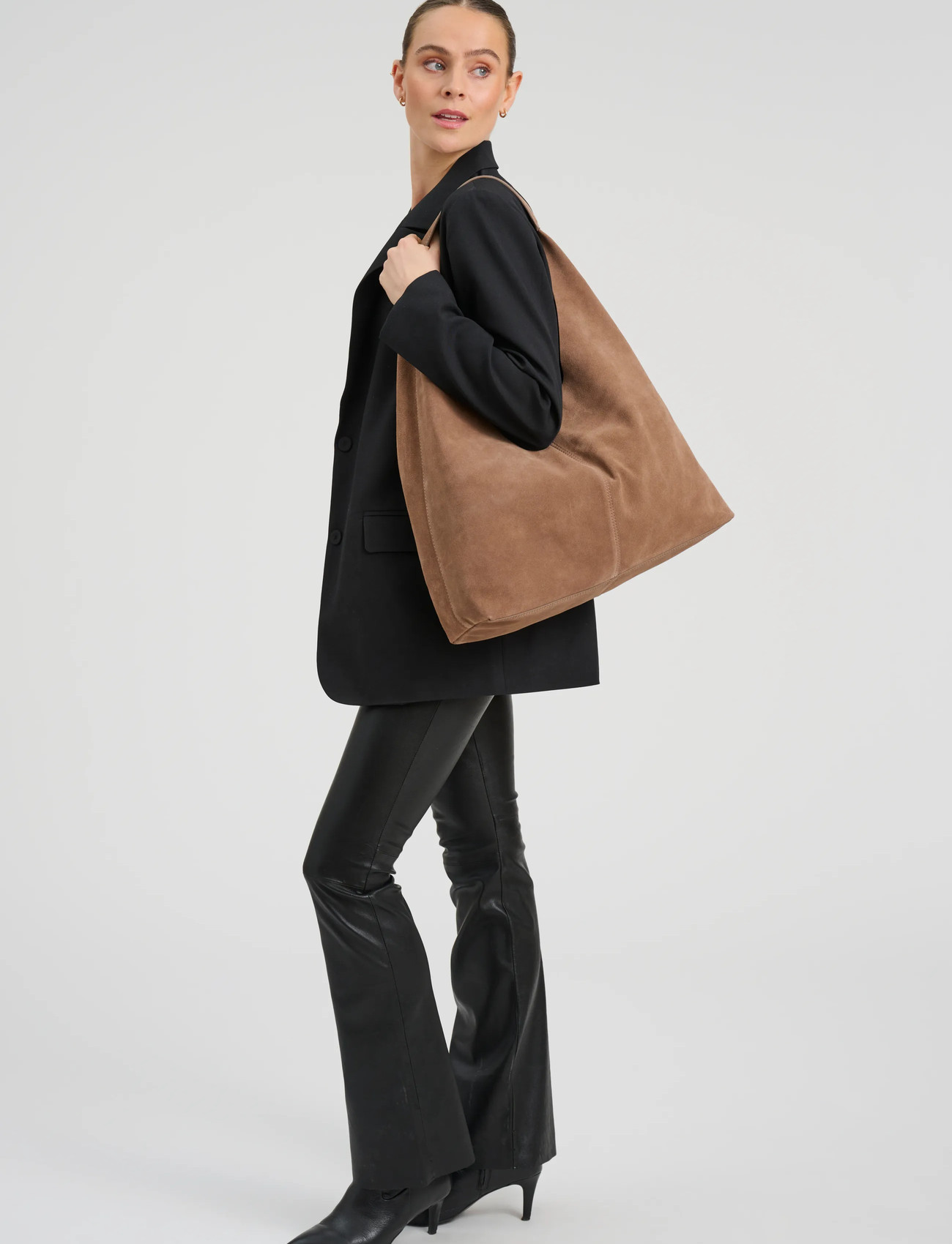 DEPECHE Bilbao Shoulderbag, One Size, Beige, Tasker > Små Skuldertasker-Crossbody-Tasker, Dame