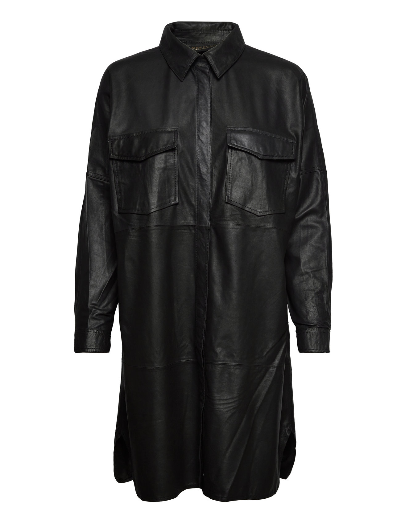 DEPECHE Shirt, 40, Black, Kjoler > Kort Kjole, Dame