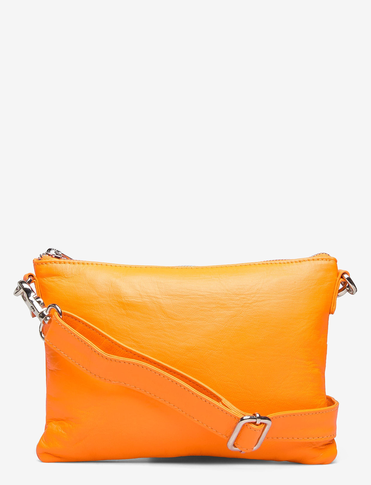 neon orange clutch