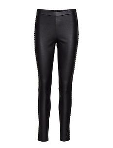 DEPECHE Leggings W/studs (098 Silver 