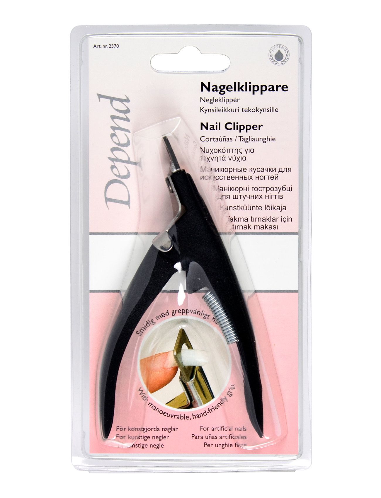 Depend Cosmetic Nagelsax Till Lösnaglar, One Size, Nude, Negle > Værktøj, Dame
