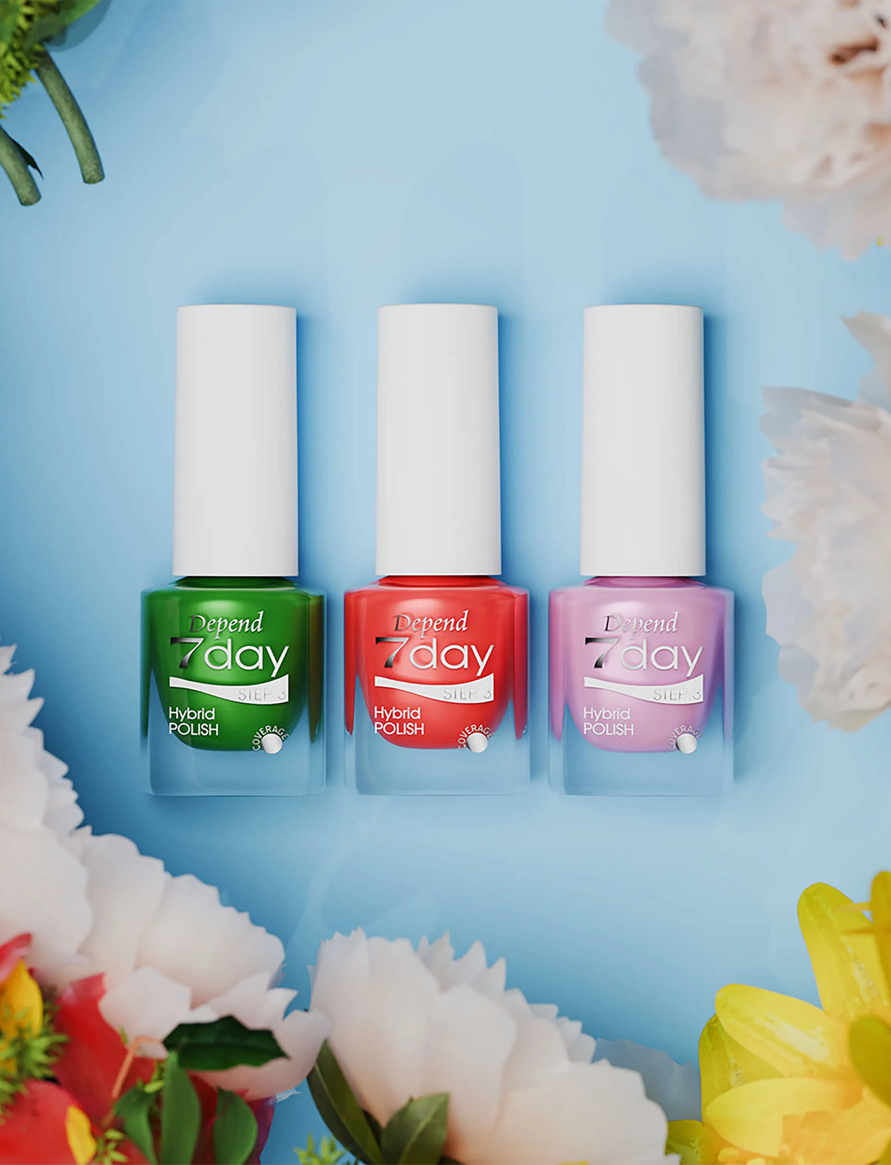 Depend Cosmetic 7 Day Hybrid Polish 7348, 5 ml, Orange, Negle > Neglelak, Dame