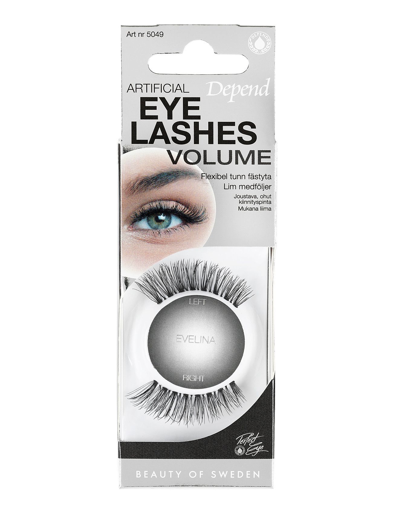 Depend Cosmetic Pe Eyelashes Evelina Nude