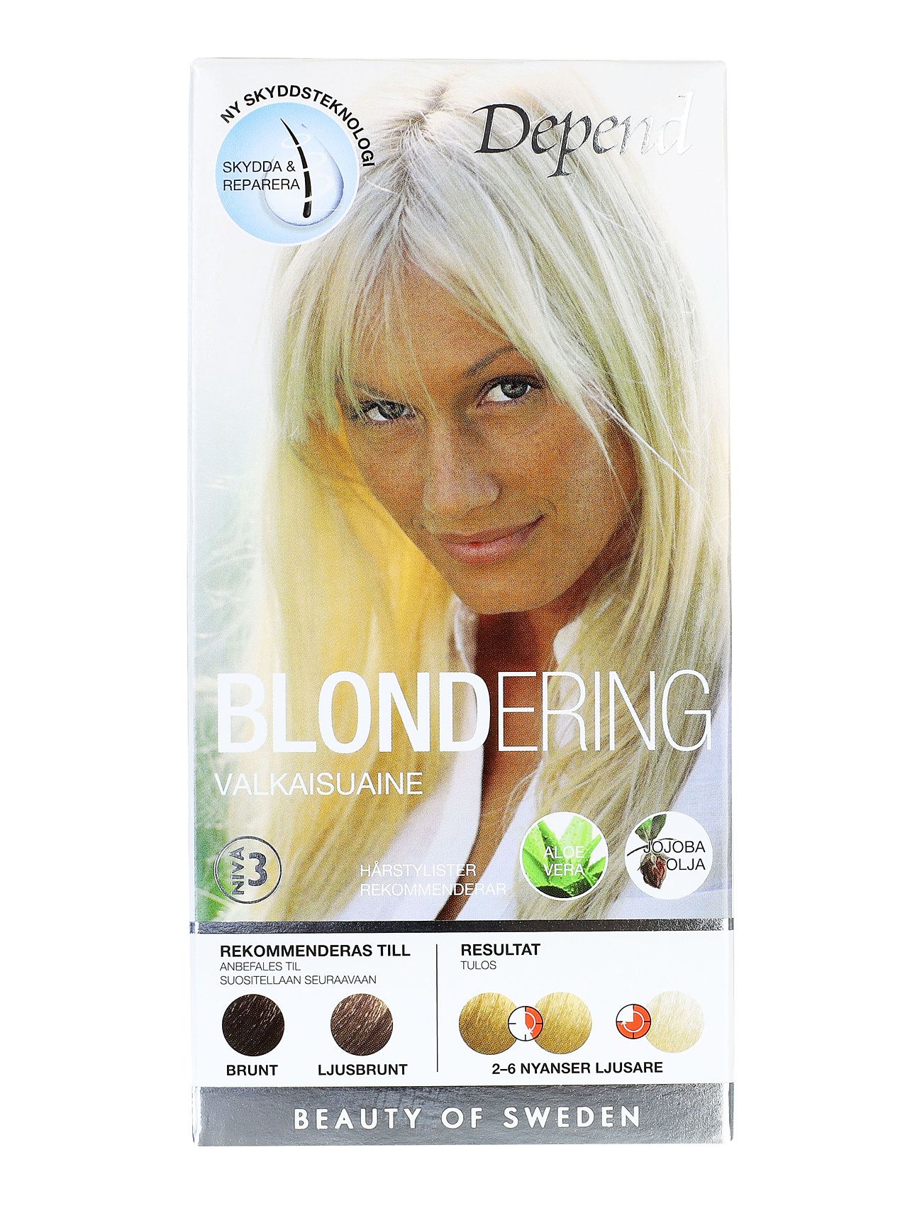 Blondering Brun-Ljusbrun Beauty Women Hair Care Color Treatments Nude Depend Cosmetic