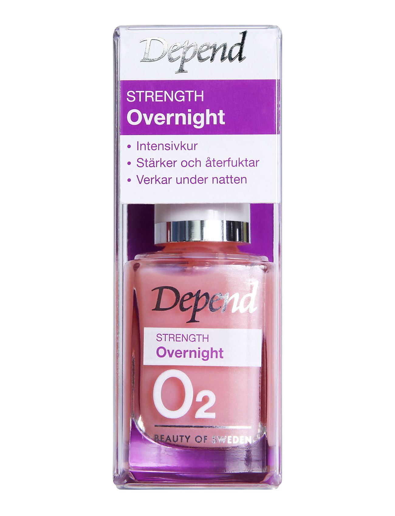 Strength Overnight 11Ml Se/Fi Nagelvård Nude Depend Cosmetic