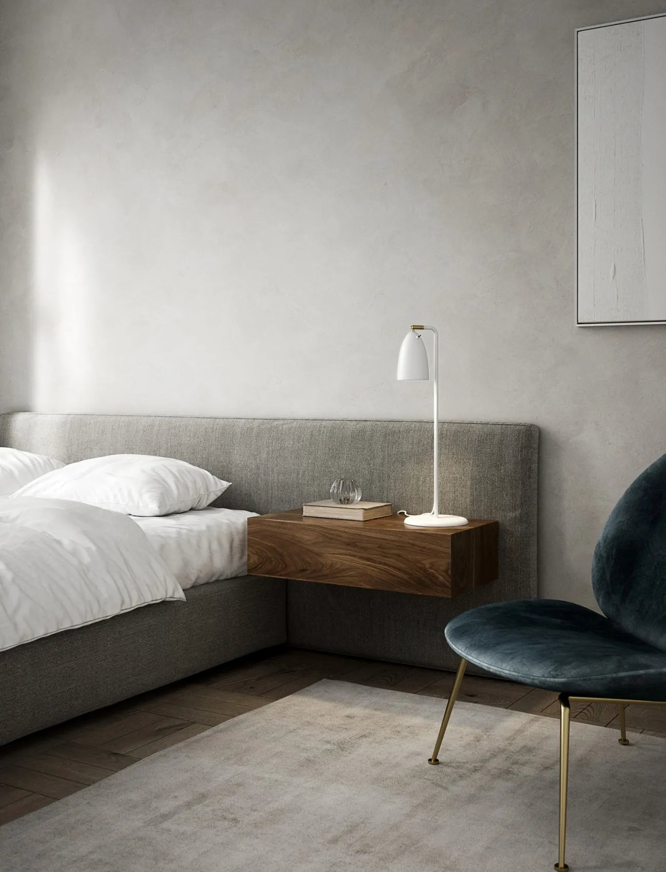 Design For The People Nexus 2 | Bordlampe, H66 cm, White, Lamper > Bordlamper, Unisex
