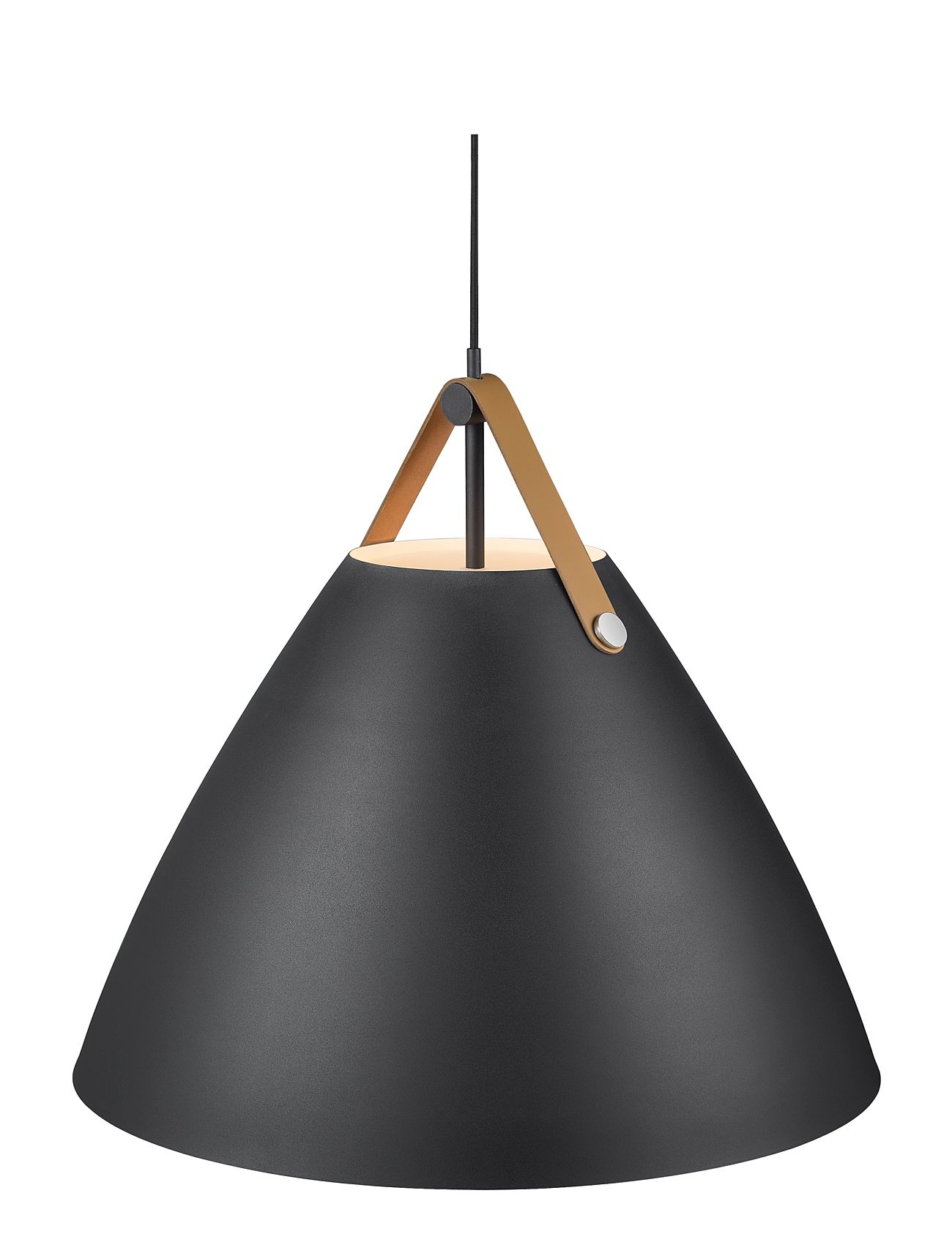 Strap 68 | Pendel | Sort Home Lighting Lamps Ceiling Lamps Pendant Lamps Black Design For The People