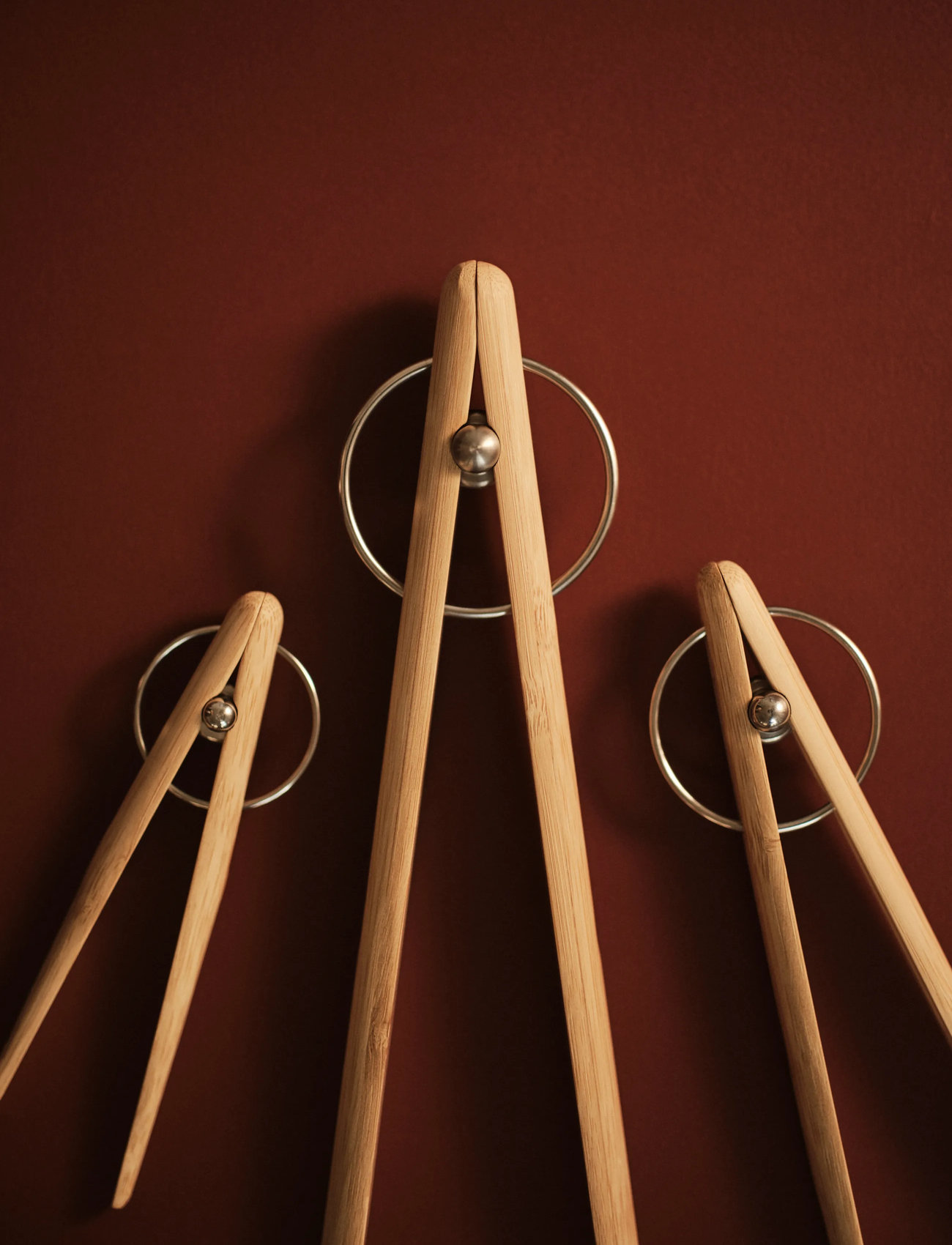 Design House Stockholm Pick Up Wood Mini, 15 cm, Brown, Køkkenredskaber > Tænger Og Drejeskiver, Unisex