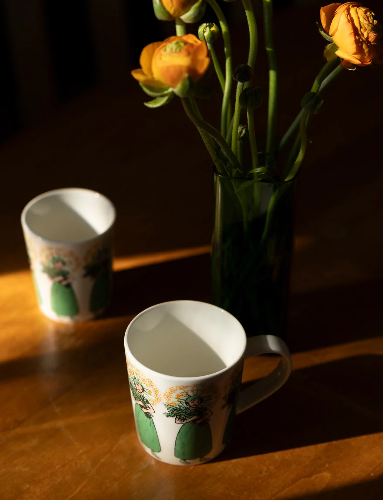 Design House Stockholm Mrs Dill Mug With Handle, 40 CL, White, Kopper & Krus > Kaffekopper, Unisex