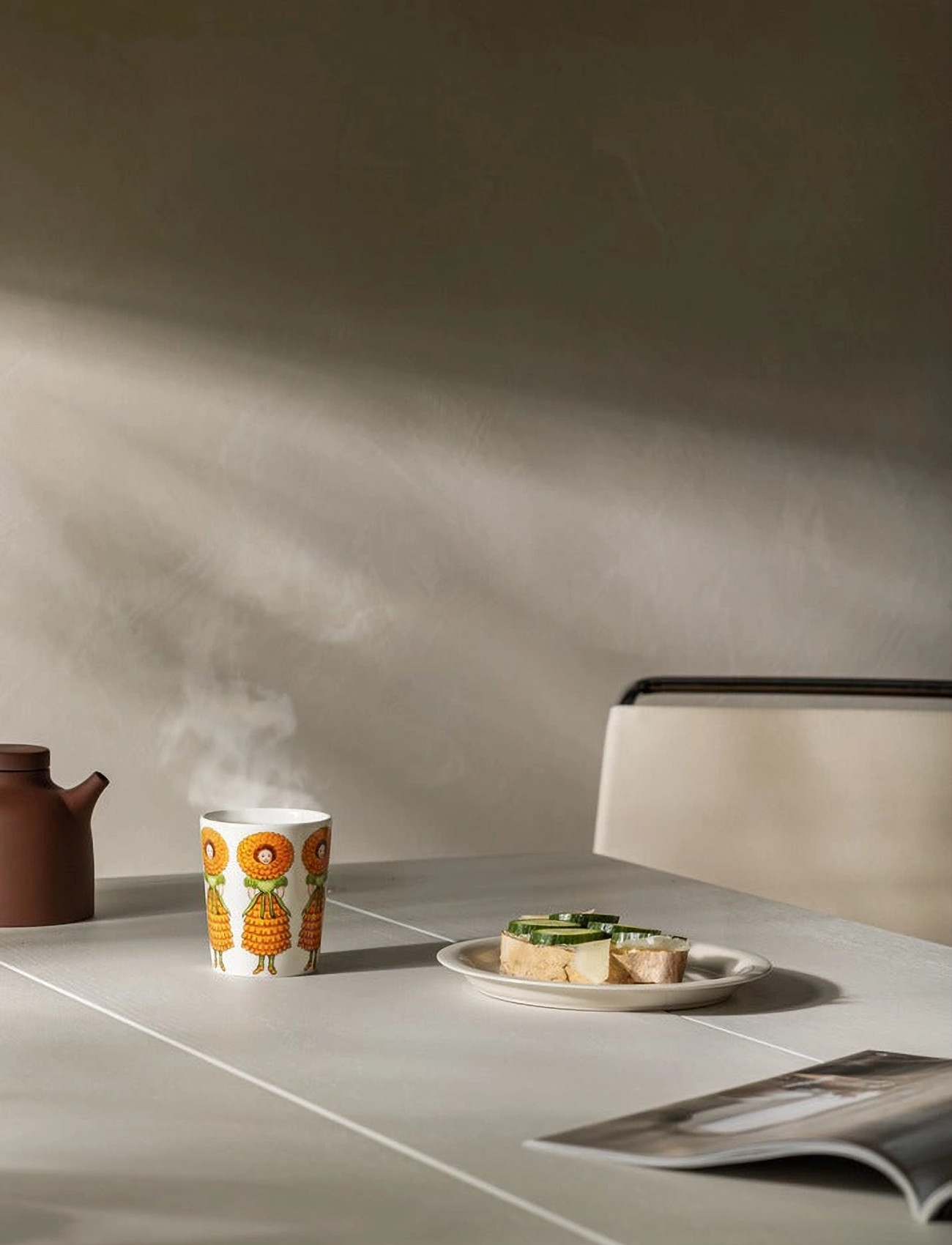Design House Stockholm Mrs Marigold Mug, 28 CL, White, Kopper & Krus > Kaffekopper, Unisex