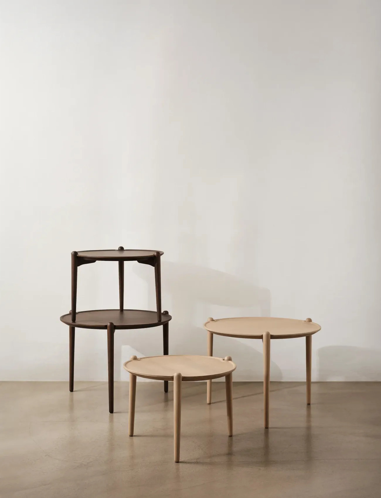 Design House Stockholm Aria Table Low, One Size, Brown, Borde > Sideborde Og Små Borde, Unisex