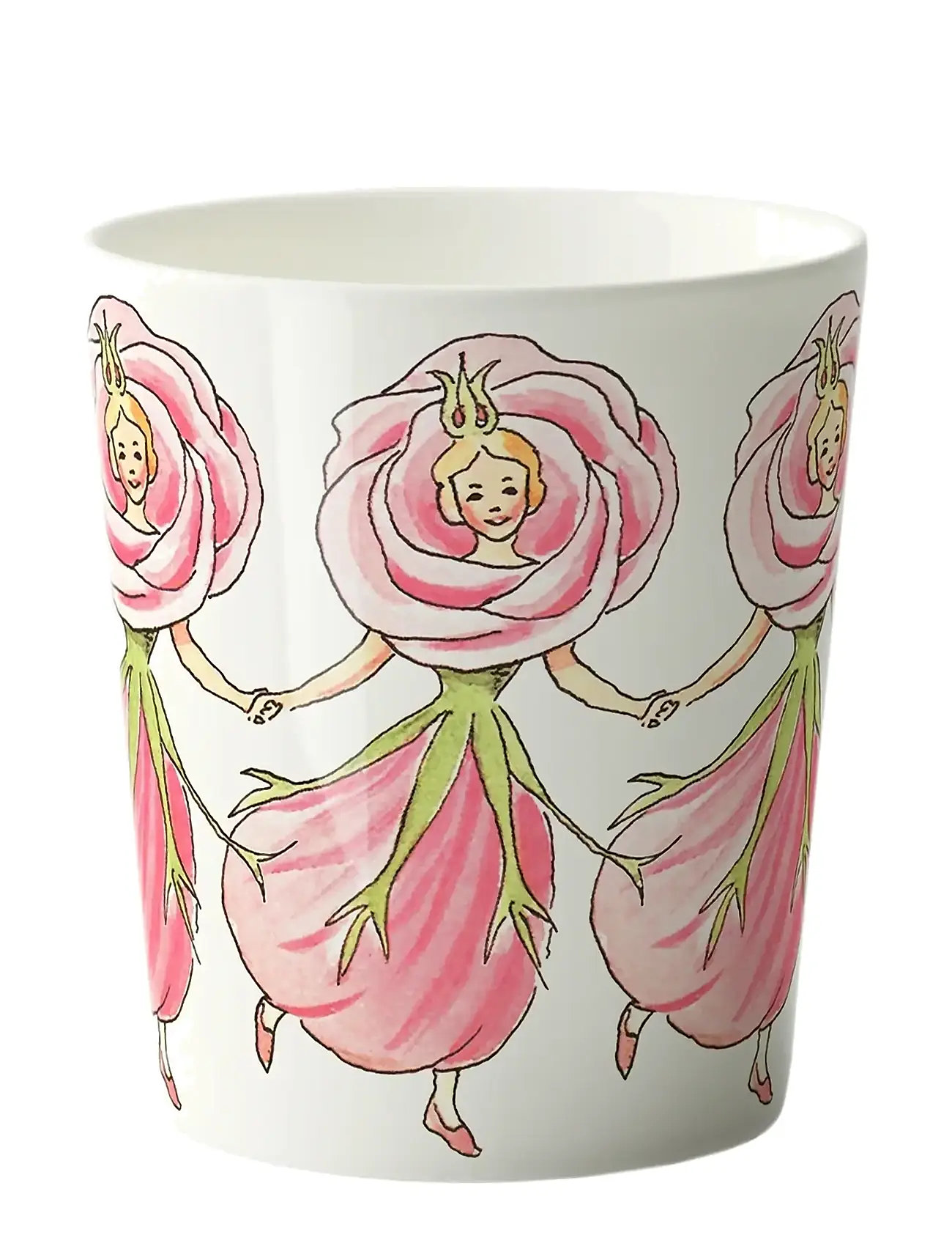 Design House Stockholm Rose Mug, 28 CL, White, Kopper & Krus > Kaffekopper, Unisex