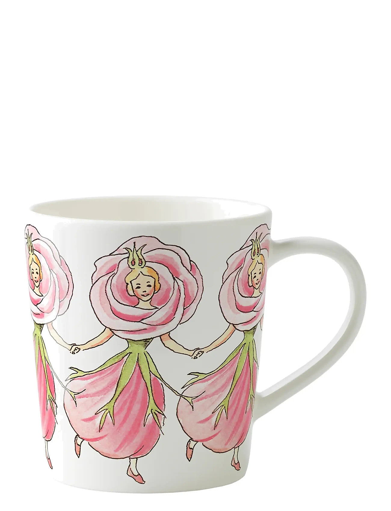 Design House Stockholm Rose Mug With Handle, 40 CL, White, Kopper & Krus > Kaffekopper, Unisex