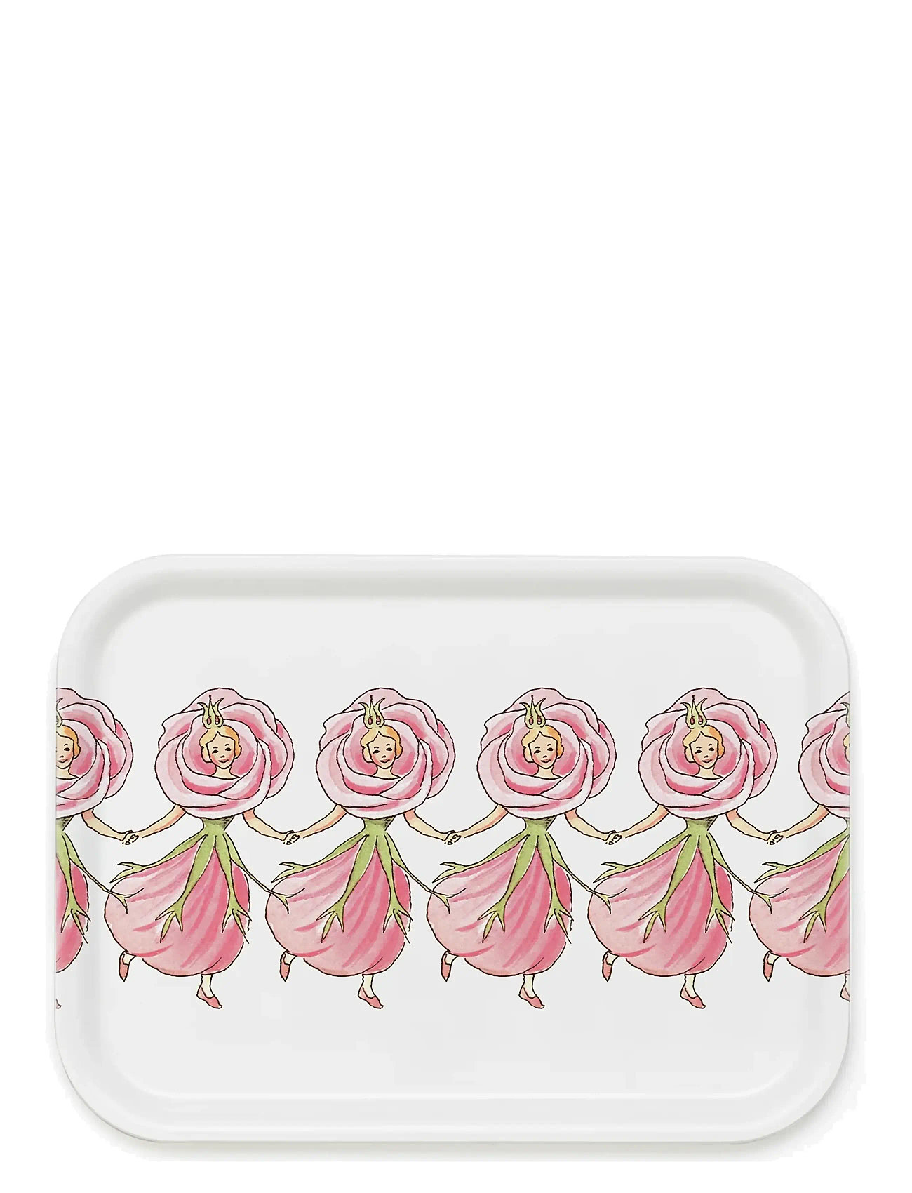 Design House Stockholm Rose Tray, 20X27 cm, White, Spisesteder Og Bordtilbehør > Bakker, Unisex