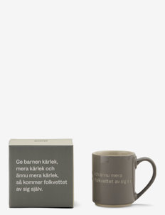 Astrid  Lindgren mug - kaffekoppar - grey