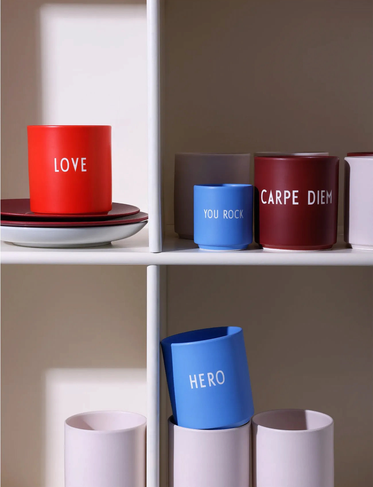 Design Letters Favourite Cup Love & Friendship, 25 CL, Red, Kopper & Krus > Kaffekopper, Unisex