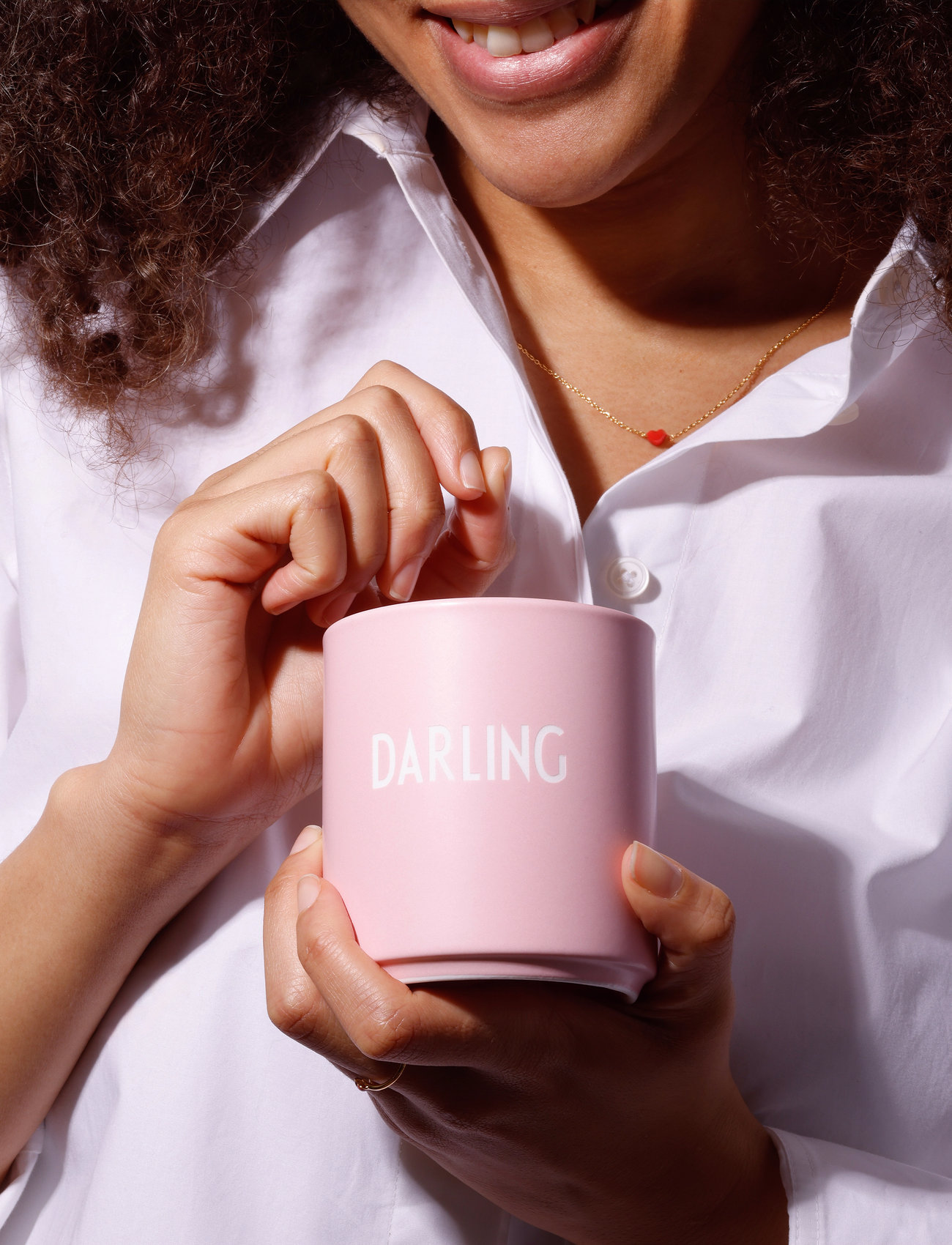 Design Letters Favourite Cup Love & Friendship, 25 CL, Pink, Kopper & Krus > Kaffekopper, Unisex