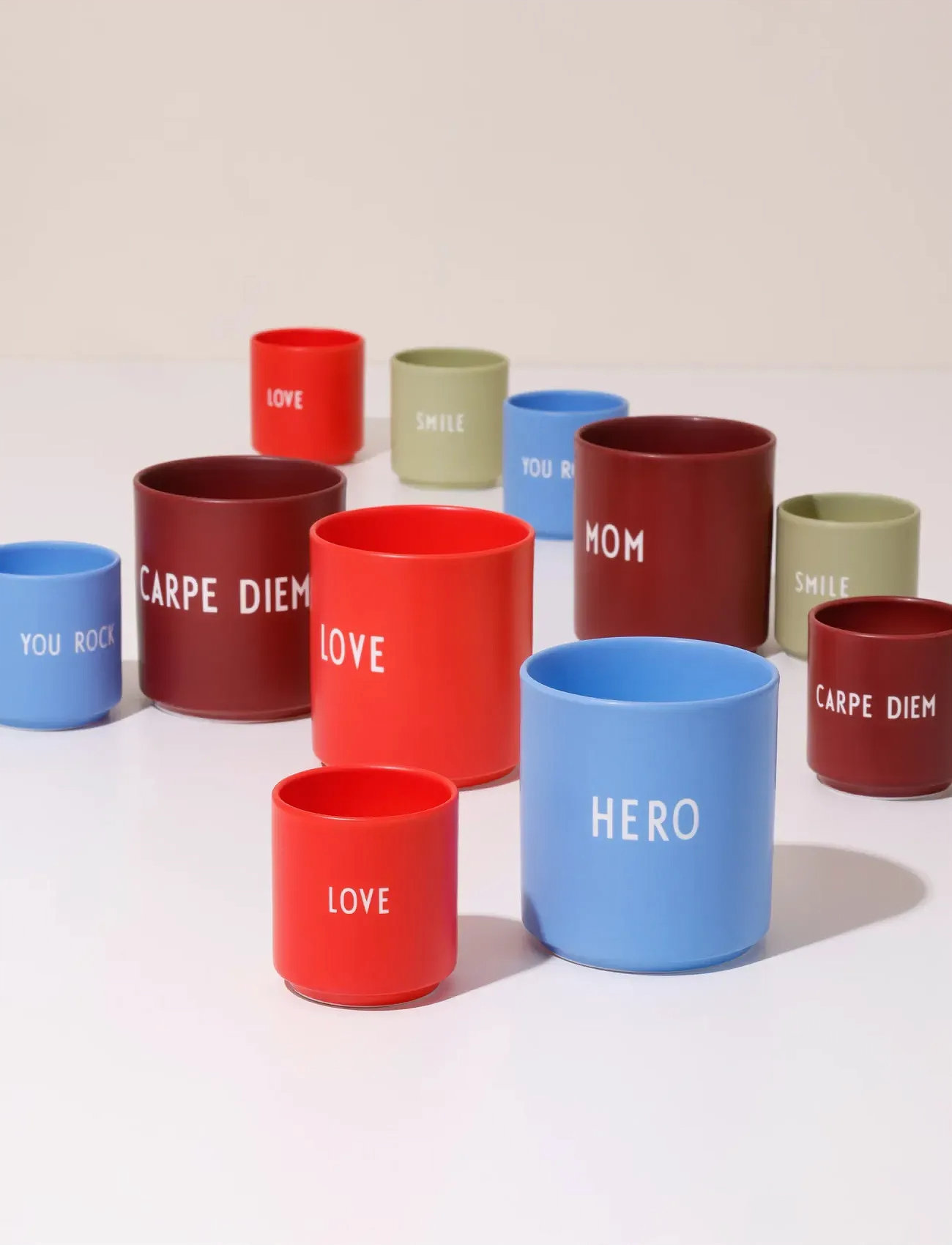 Design Letters Favourite Cup Love & Friendship, 25 CL, Red, Kopper & Krus > Kaffekopper, Unisex