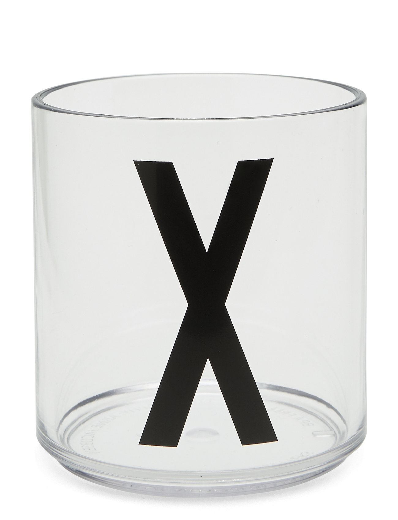 DESIGN LETTERS Kinder Personal Drinking Glass A-Z Weiß - Ø7CM - Kinder