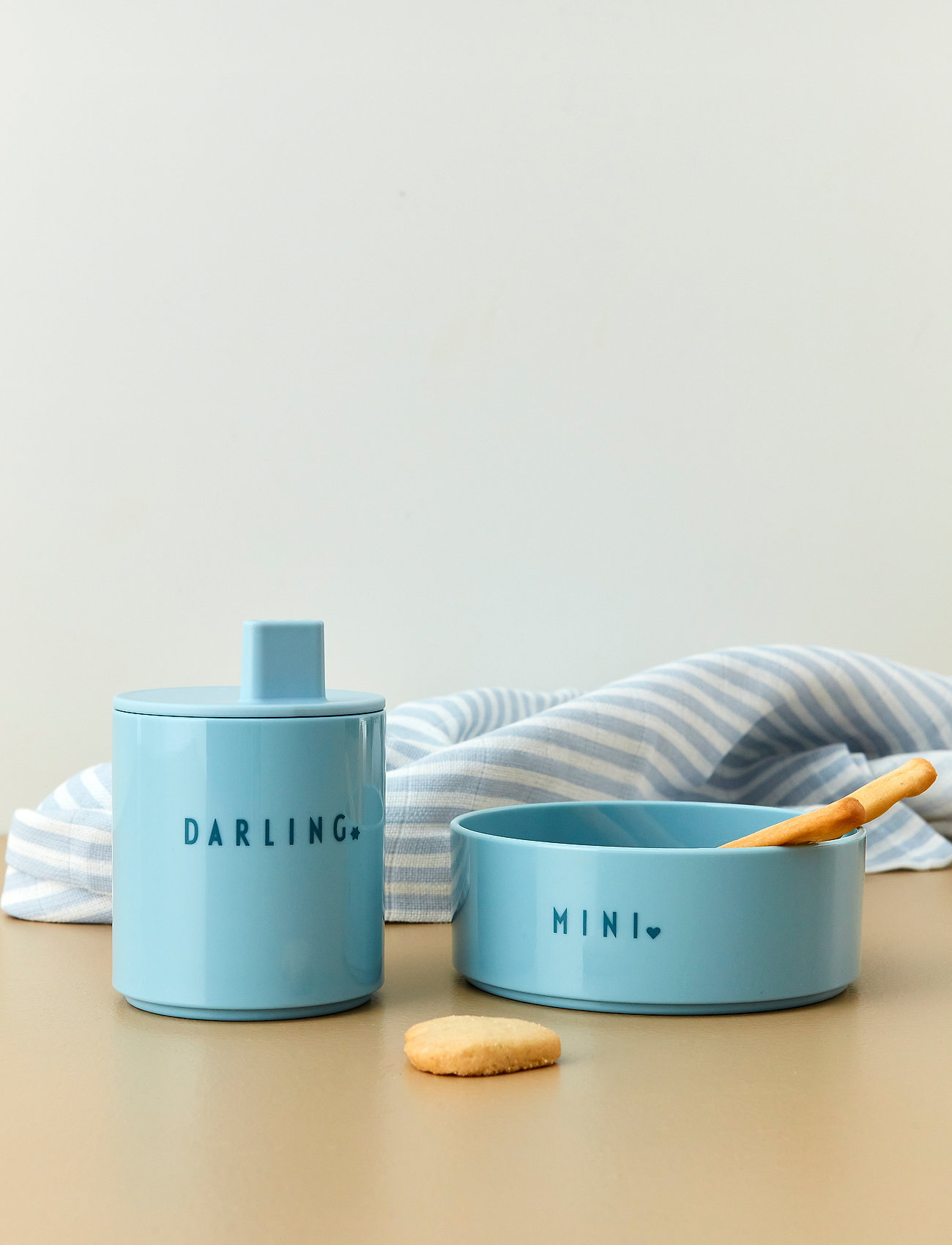 Design Letters - Mini Favourite cup (Tritan) - cups - light blue - 0