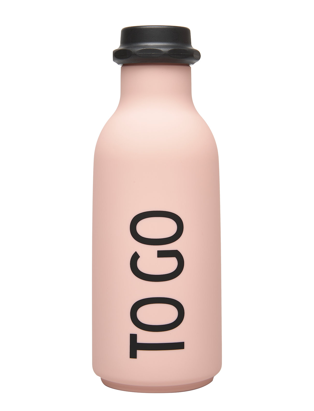 To Go Water Bottle Home Meal Time Water Bottles Vaaleanpunainen Design Letters