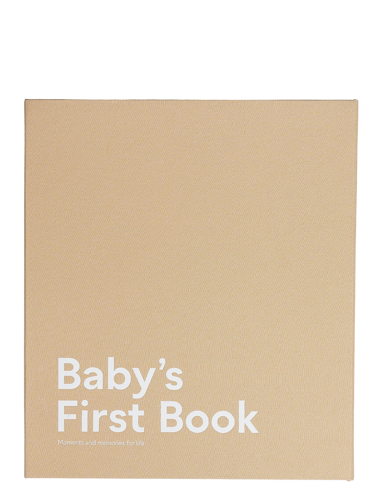 Babys First Book Vol. 2 Beige Design Letters