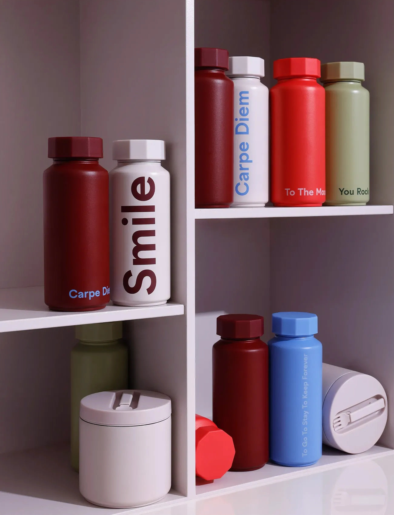 Design Letters Thermo/Insulated Bottle Special Edition, 500 ml, Kitchen, Rot - Thermal Bottles, Homeware