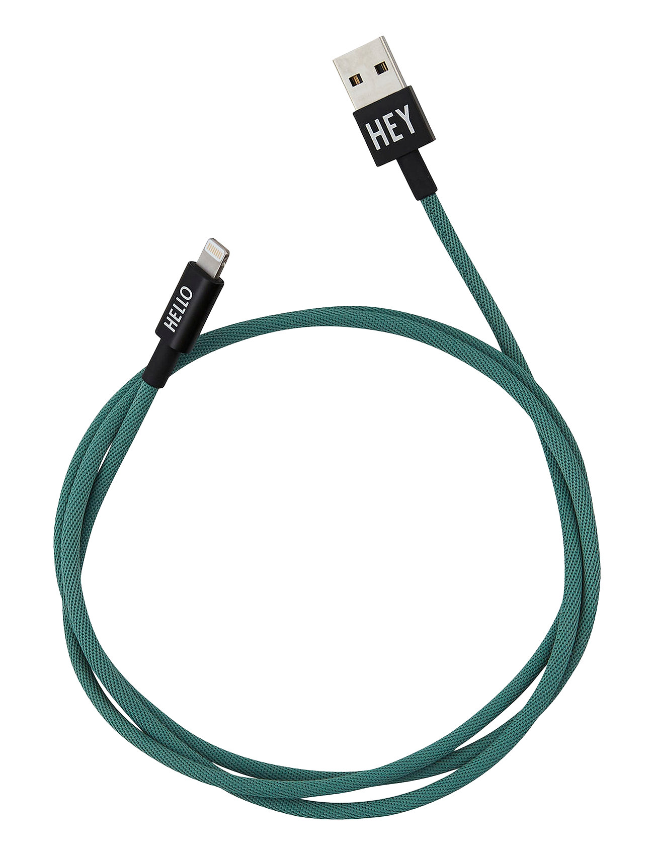 Lightning Cable 1 Meter Colors Matkapuhelintarvikkeet/covers Chargers & Cables Vihreä Design Letters