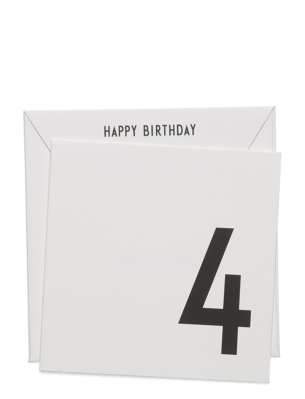 Birthday Card Korut Valkoinen Design Letters