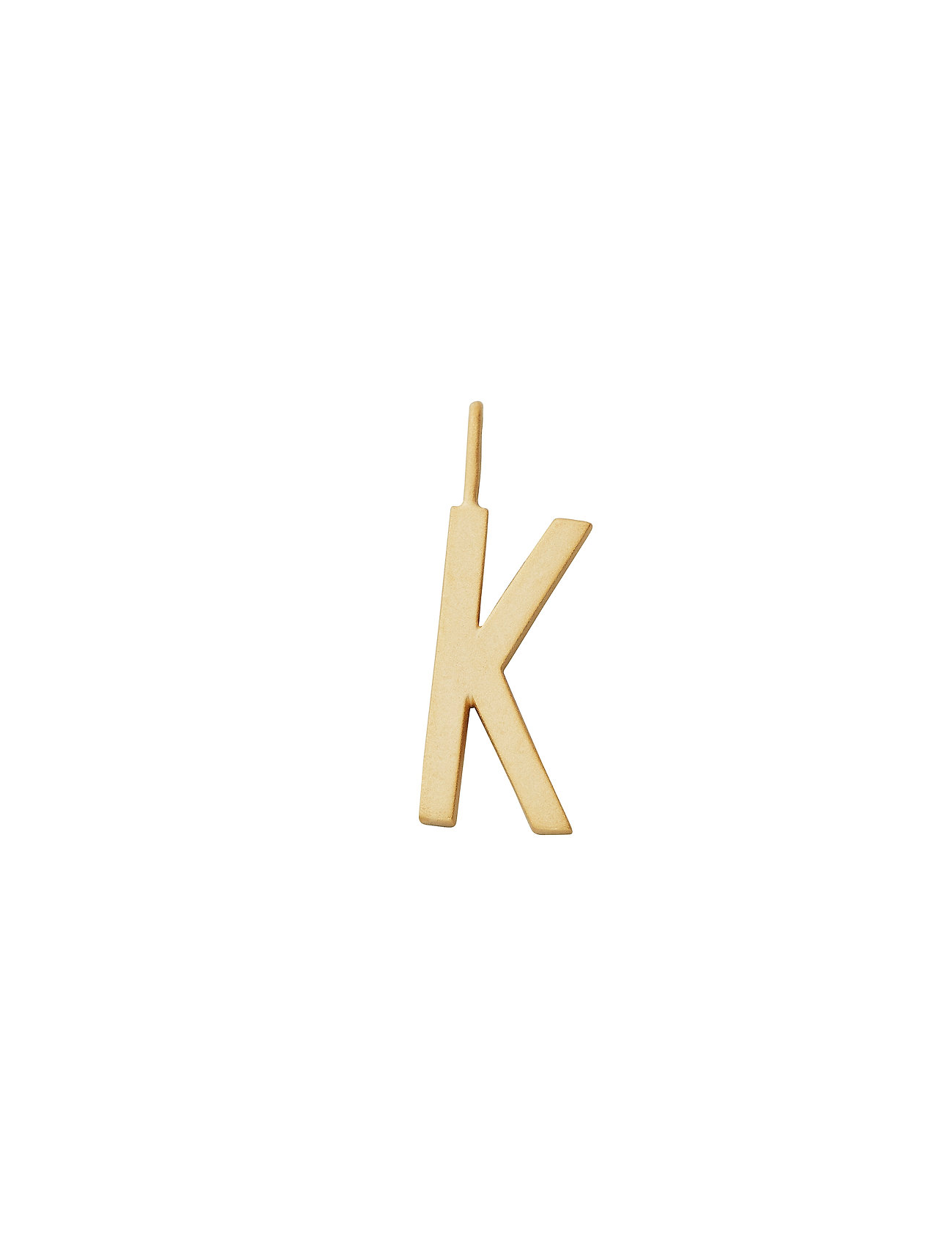 DESIGN LETTERS Letter For Initial Kette A-Z (18K Gold-Plated) Gold - 16 MM - Damen
