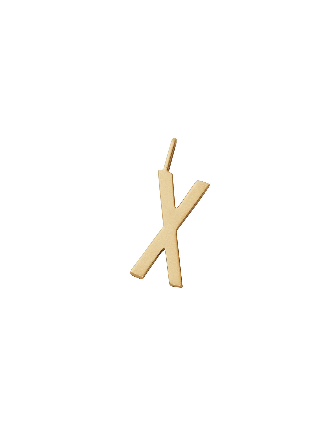 DESIGN LETTERS Letter For Initial Kette A-Z (18K Gold-Plated) Gold - 16 MM - Damen