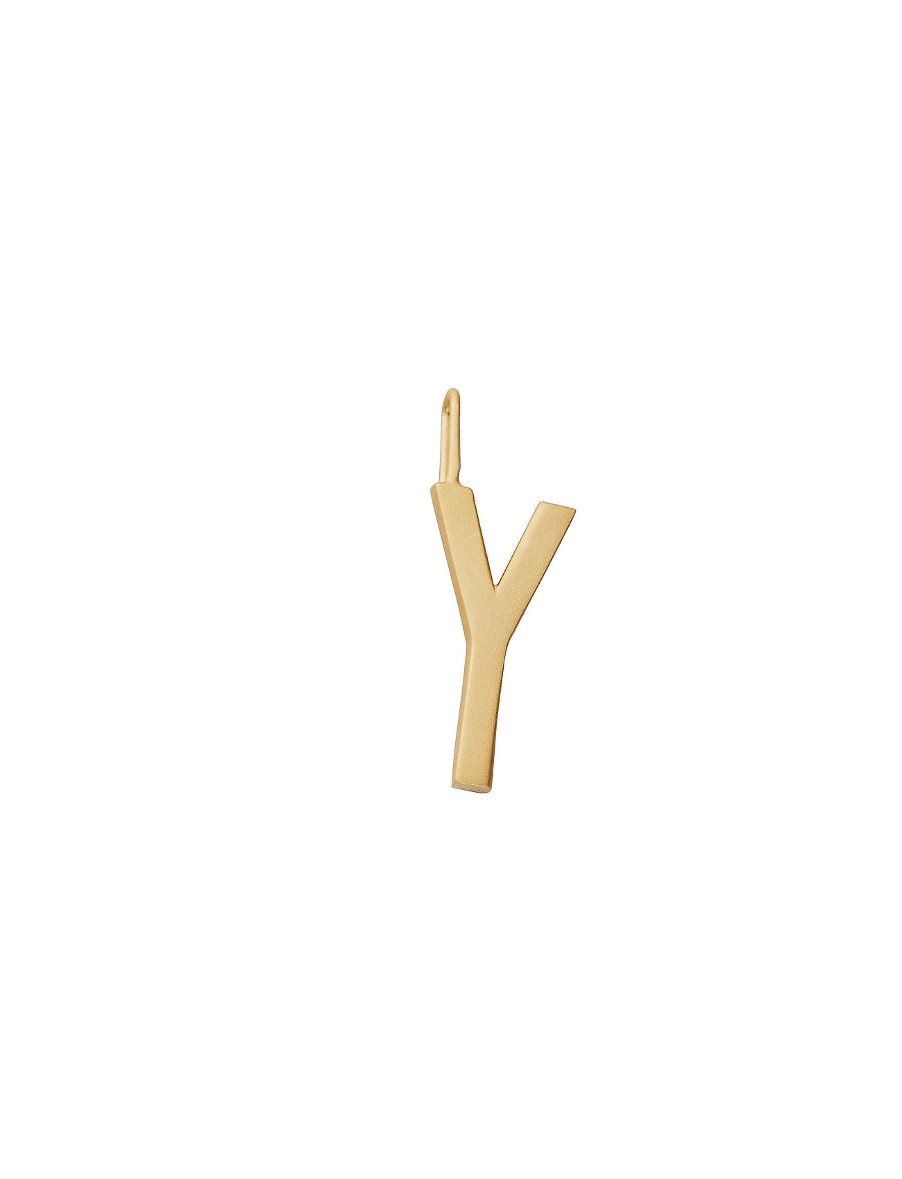 DESIGN LETTERS Letter For Initial Kette A-Z (18K Gold-Plated) Gold - 16 MM - Damen