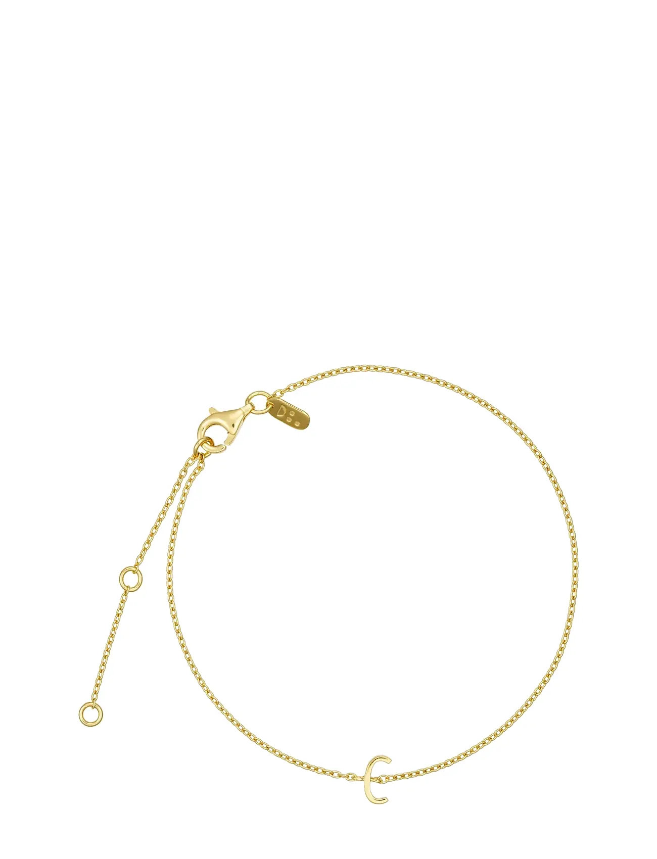 Archetype Bracelet - A-Z Gold Plated Gold Design Letters 91636