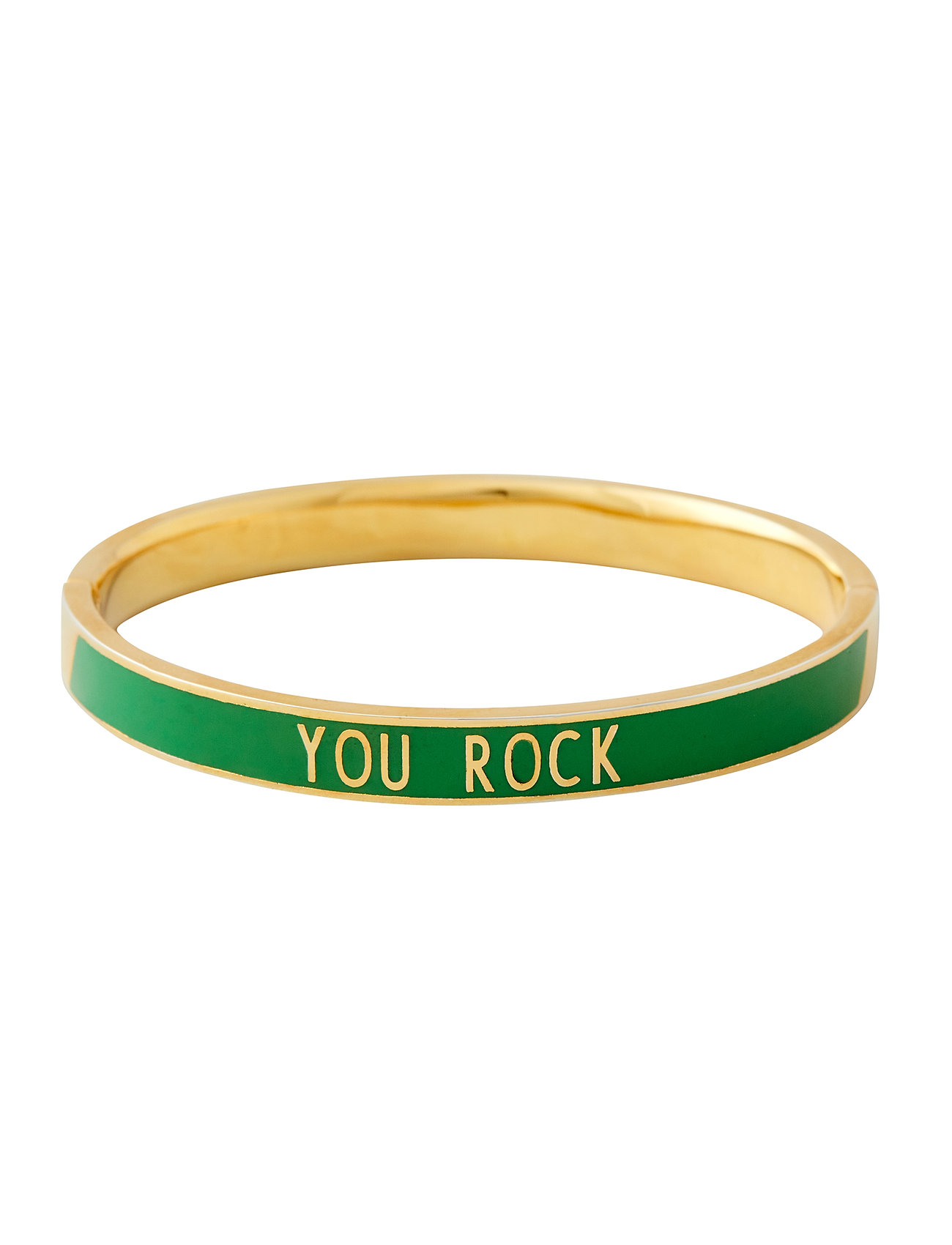 Word Candy Bangle Green Design Letters