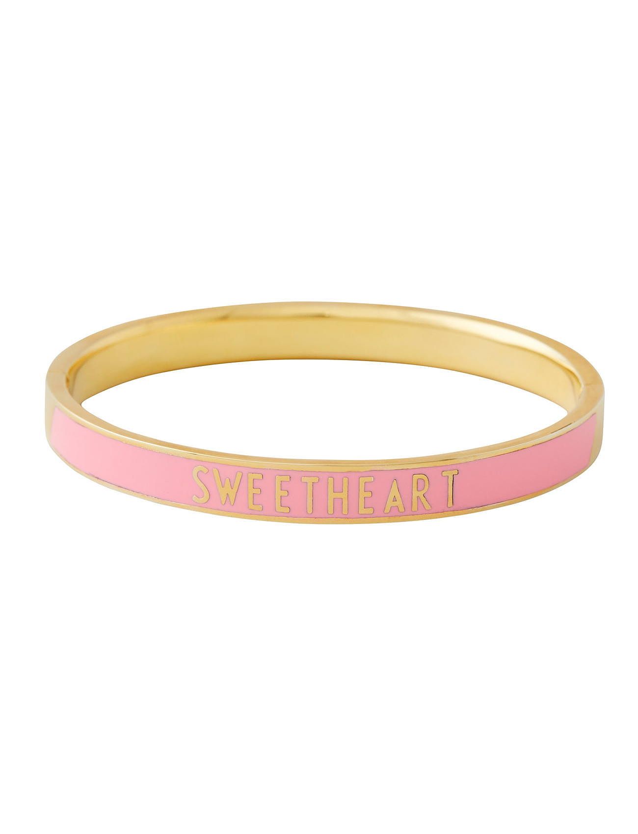 Word Candy Bangle Pink Design Letters