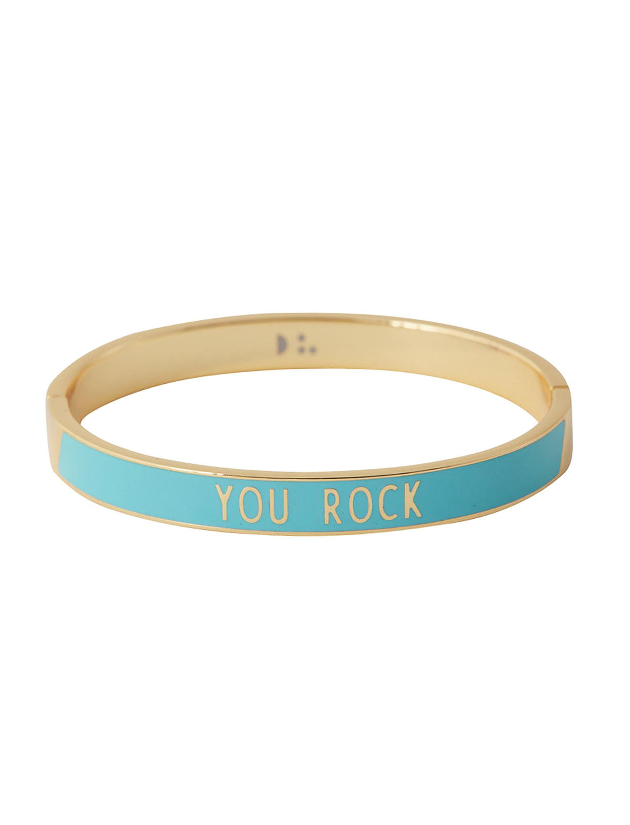 Word Candy Bangle Blue Design Letters