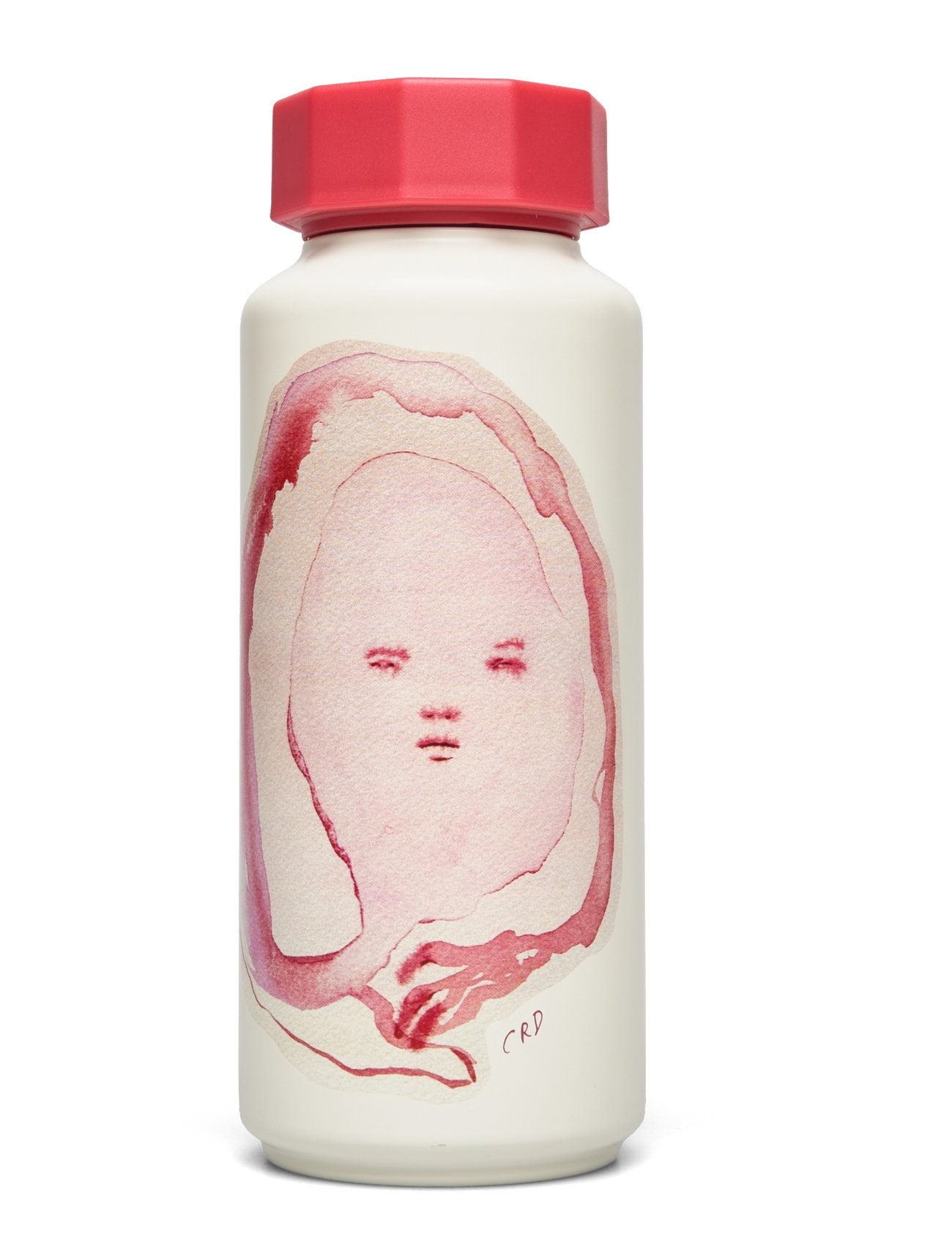Knæk Cancer Thermo Bottle Pink Design Letters