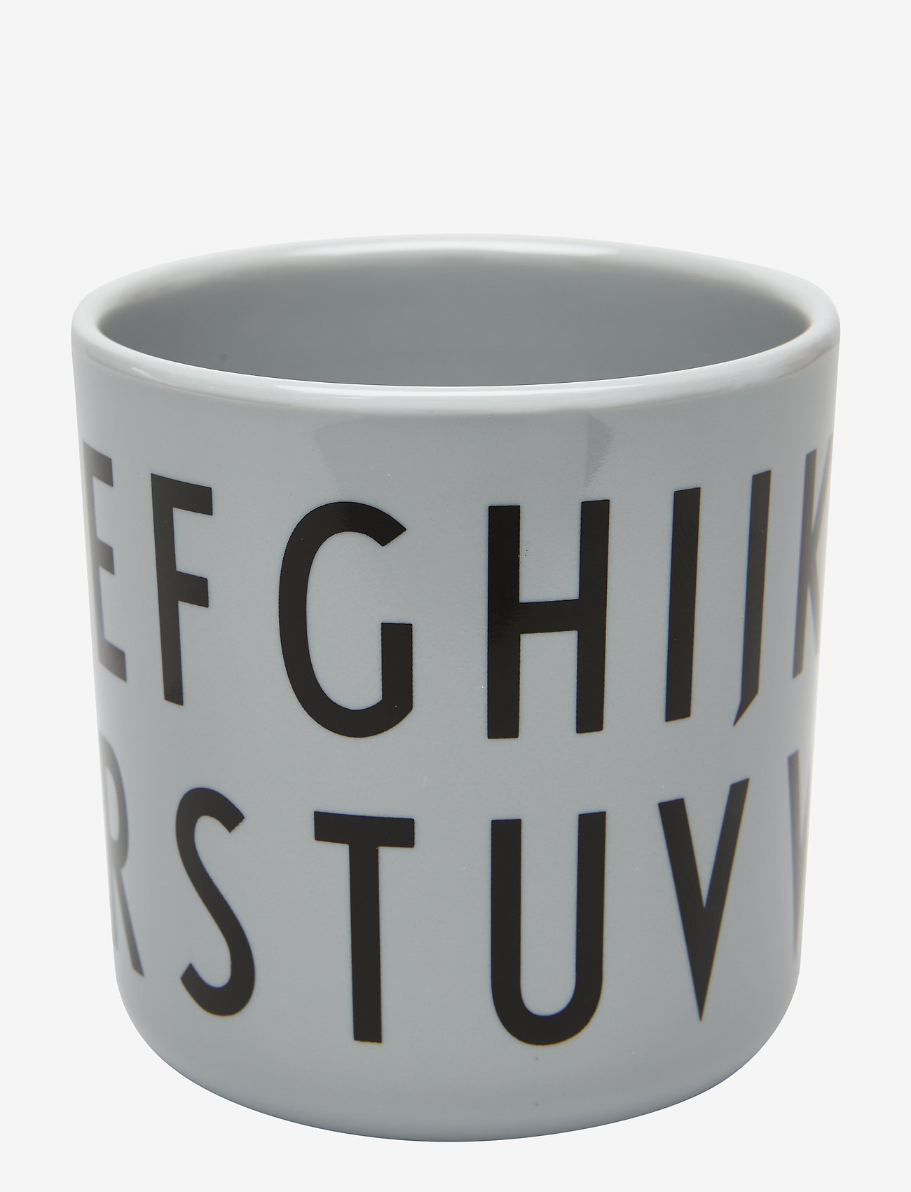 Design Letters Eat Learn Abc Cup Melamine Grey Kr Boozt Com