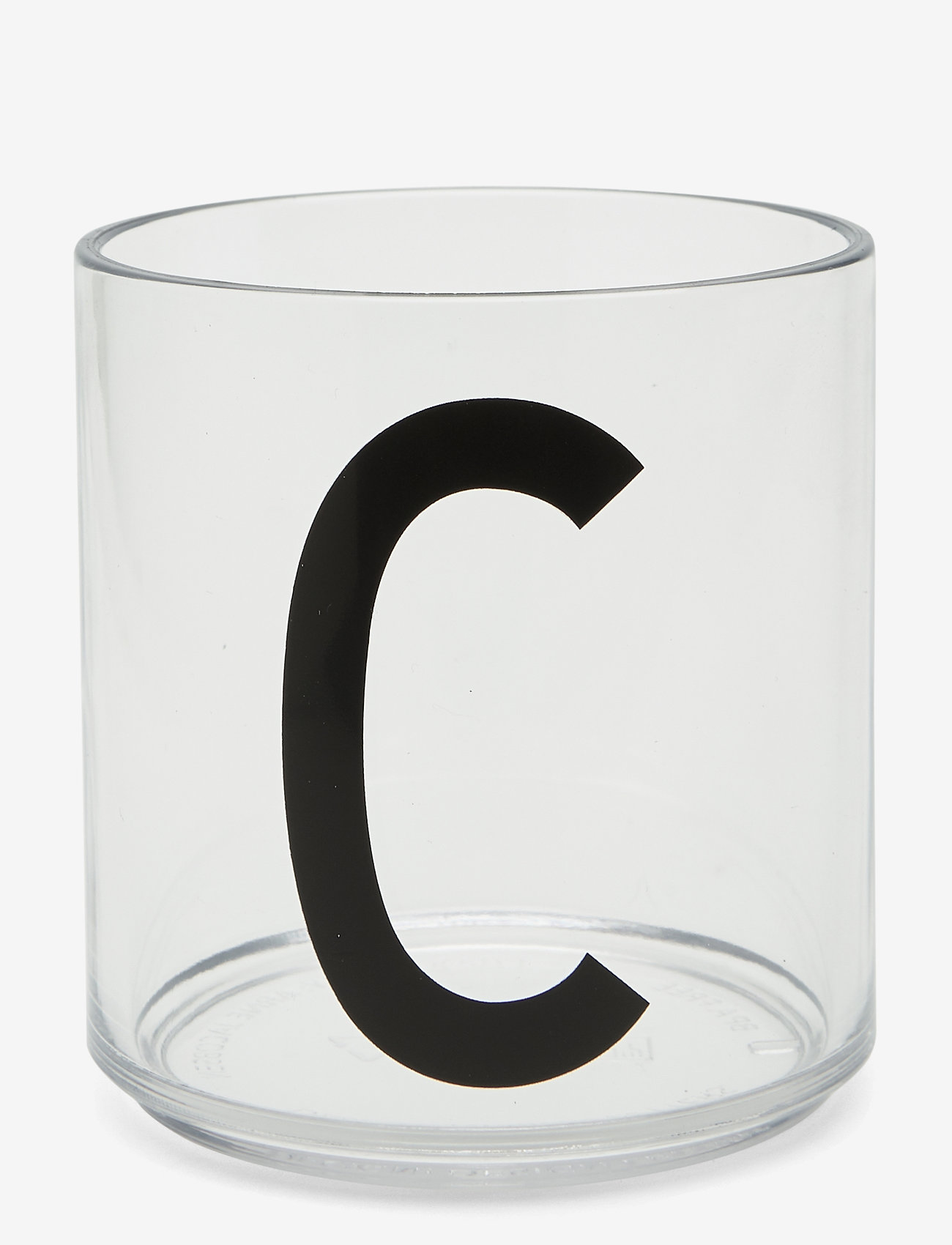 Design Letters - Kids Personal Drinking Glass A-Z - cups - transparent - 0