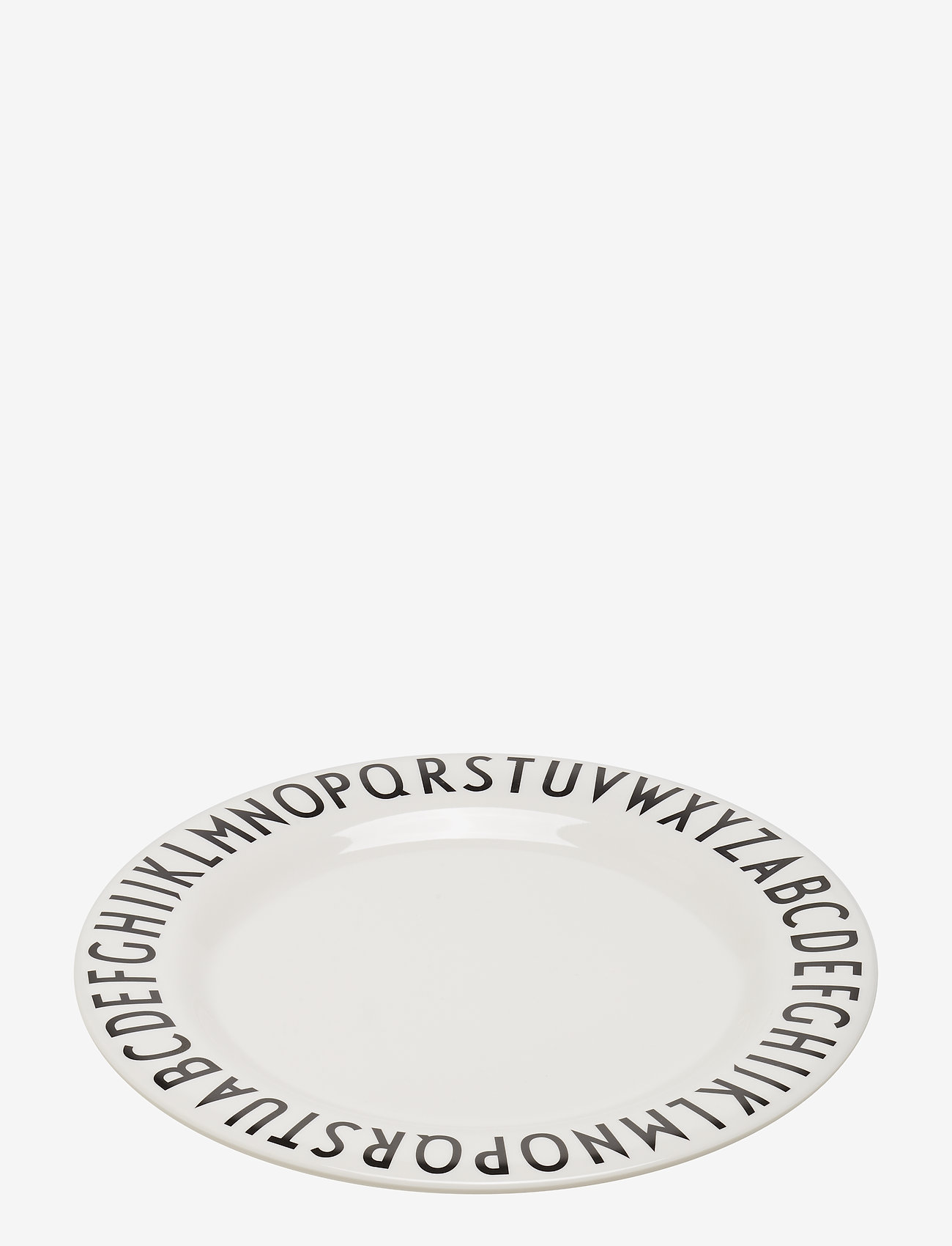Design Letters - Melamine plate - plates - white - 0