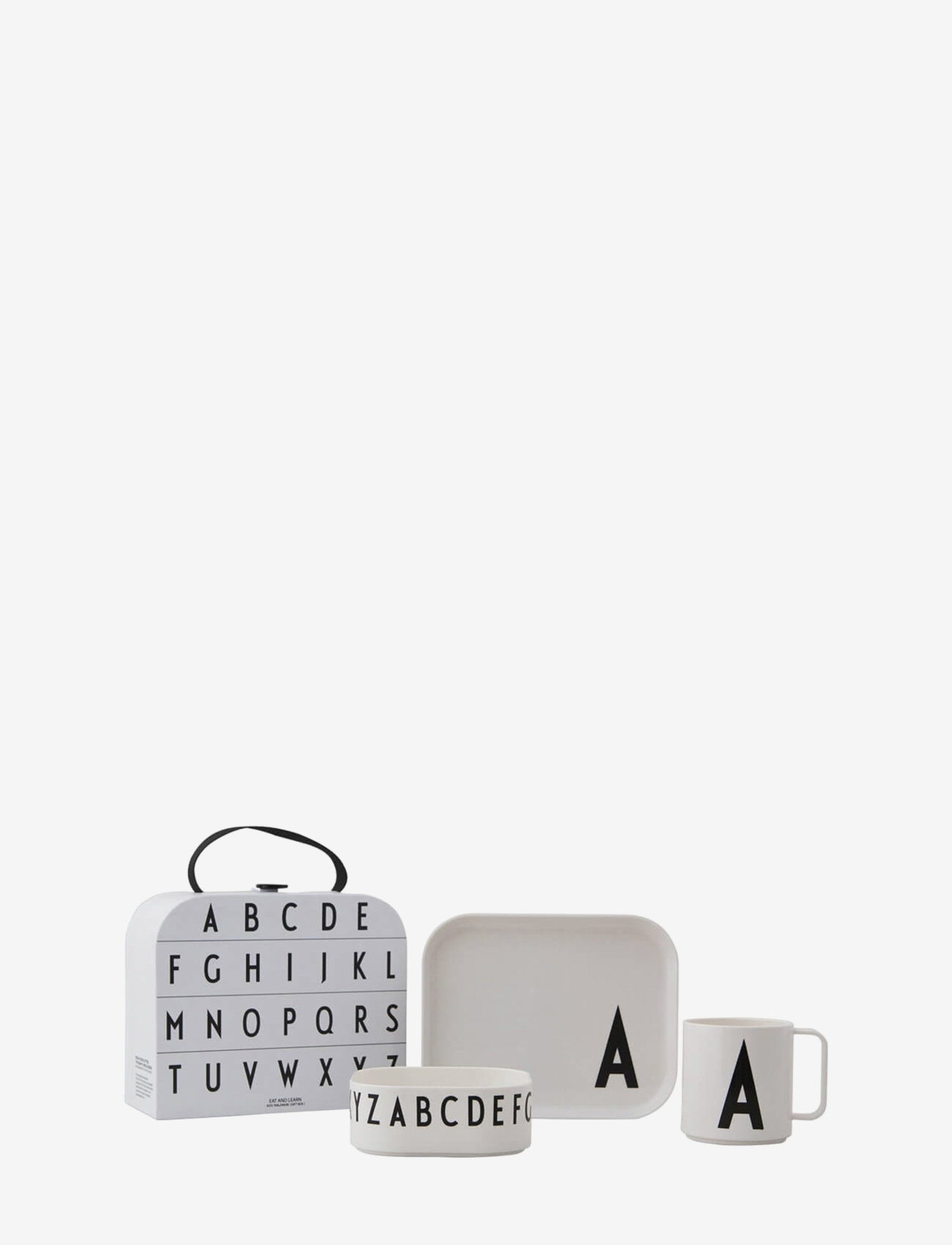 Design Letters - Classics in a suitcase - lunch boxes & water bottles - white - 0