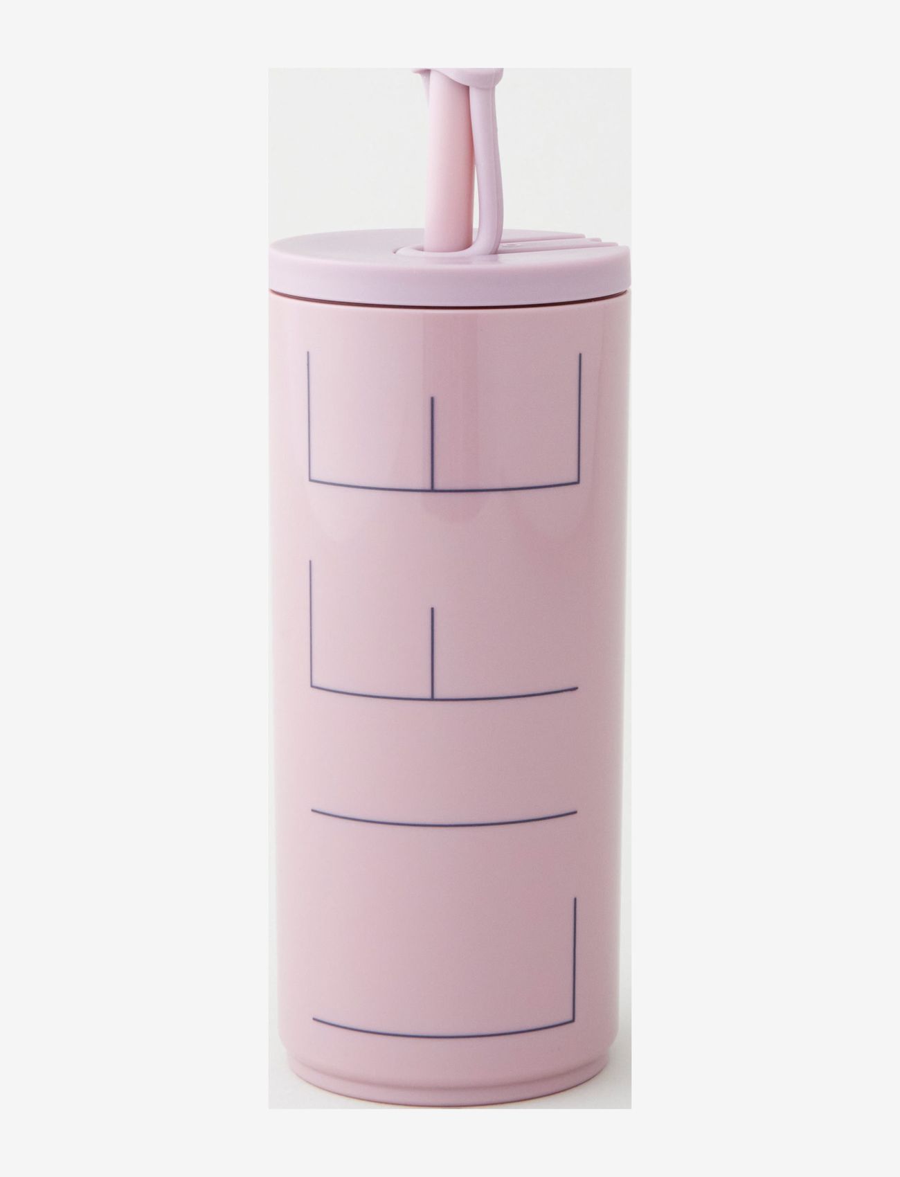 Design Letters - Travel cup with straw 500ml - wasserflaschen & glasflaschen - lavender - 1
