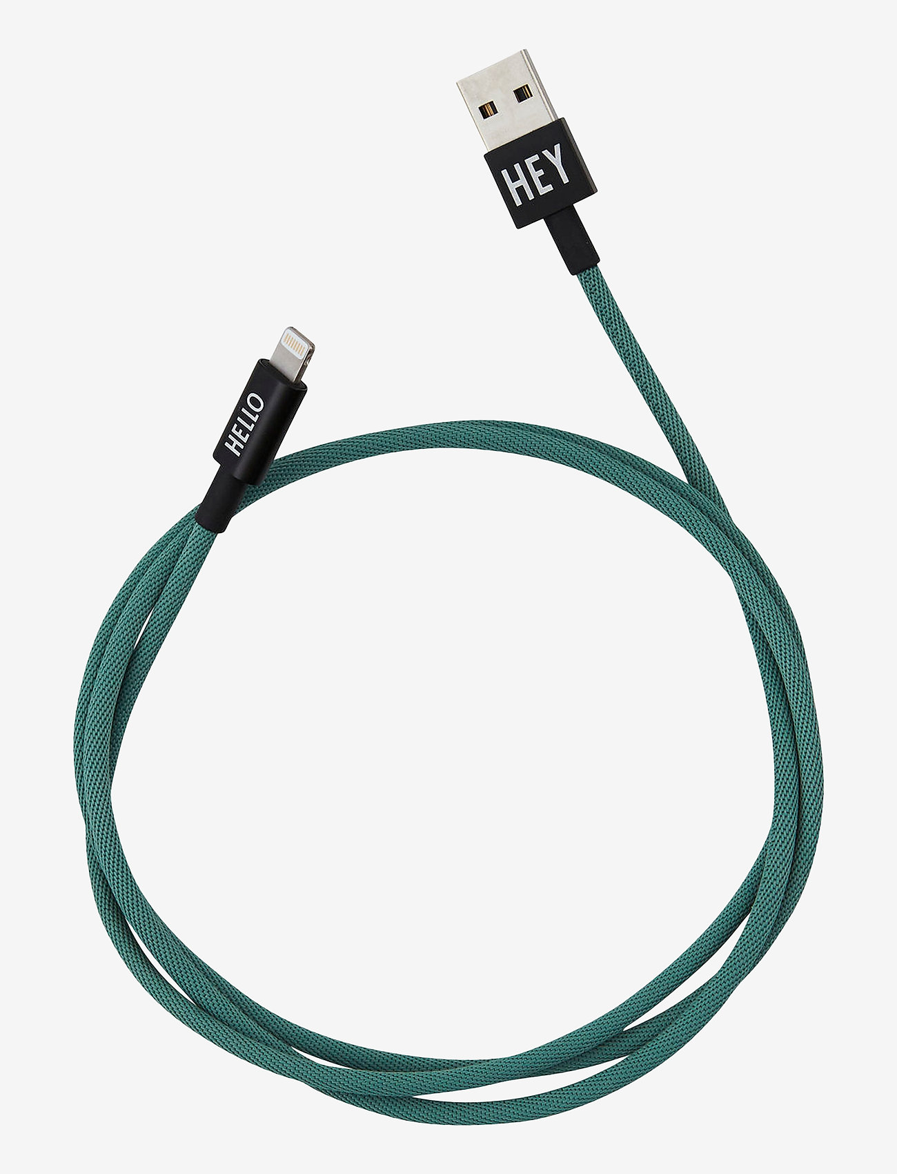 Design Letters - Lightning cable 1 meter colors - chargers & cables - dark green - 0