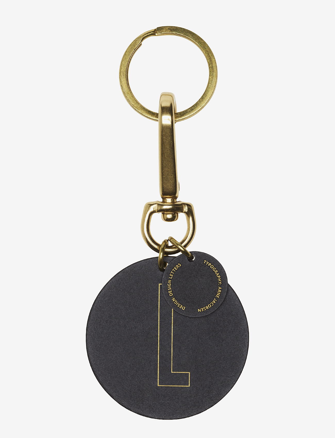 Design Letters - Personal Key ring & bagtag - key rings - brass - 0