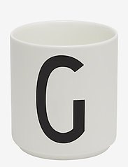 Design Letters - Porcelain cup a-z, æ, ø - cups - white - 0