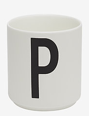Porcelain cup a-z, æ, ø - WHITE
