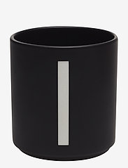 Black Porcelain Cups A-Z - BLACK